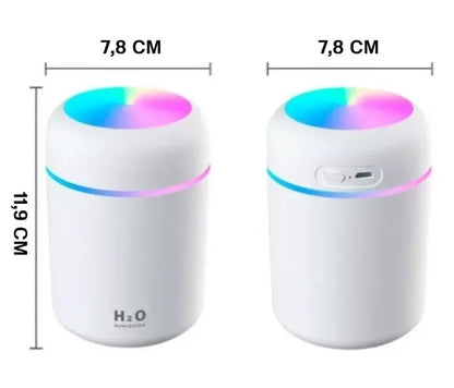 Humidificador Portátil LED Colorido