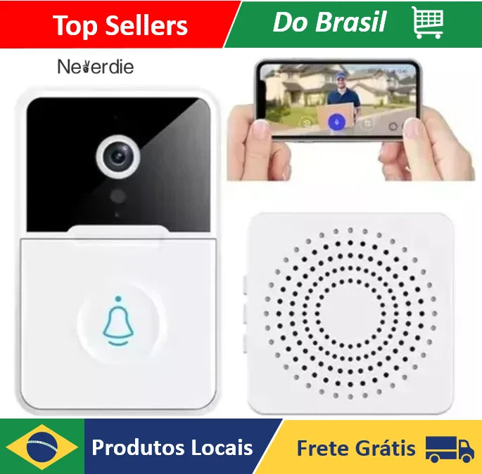 Campainha Inteligente com Câmera Wifi