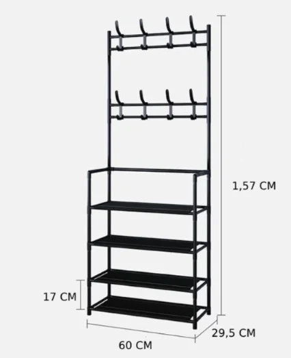 Cabideiro para Closet – Organizador de Sapatos e Roupas Multiuso