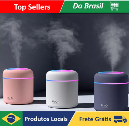 Humidificador Portátil LED Colorido